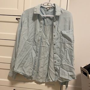 Light Blue/Jean colour Button-Up